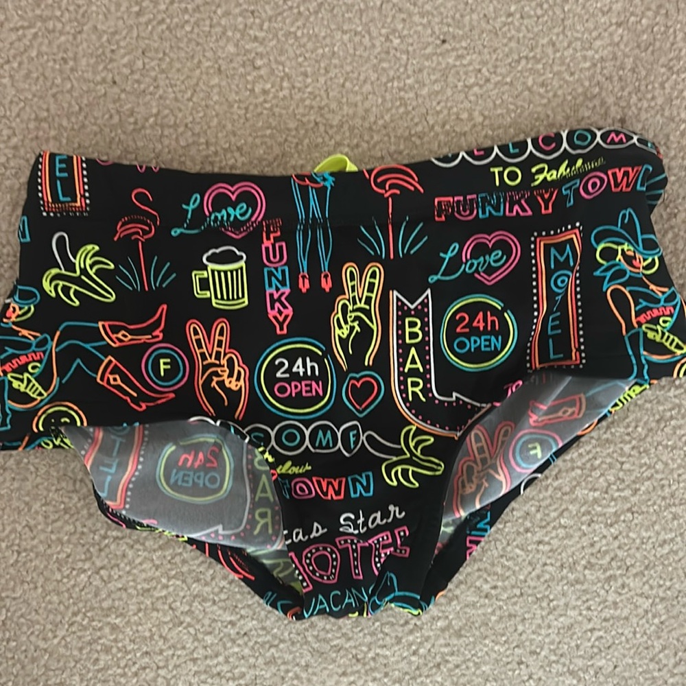 Men’s Vegas Funky Trunks Swim Briefs